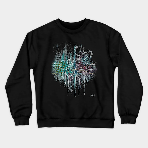 molecular Crewneck Sweatshirt by ds-arts